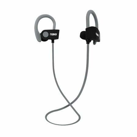 CB DISTRIBUTING Bluetooth Wireless Sport Earbuds with Ear Hook, Grey ST453942